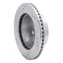 R1 99-06 Jeep TJ (Canada - See Wrangler for US) Front Right Drilled & Slotted Silver Brake Rotor
