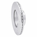 R1 72-80 Mercedes-Benz 450SL Front Right Drilled & Slotted Silver Brake Rotor