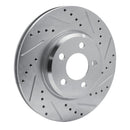 R1 05-23 Dodge Charger Front Drill & Slot Silver Rotors