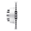 R1 68-70 Ford Mustang Front Right Drilled & Slotted Silver Brake Rotor