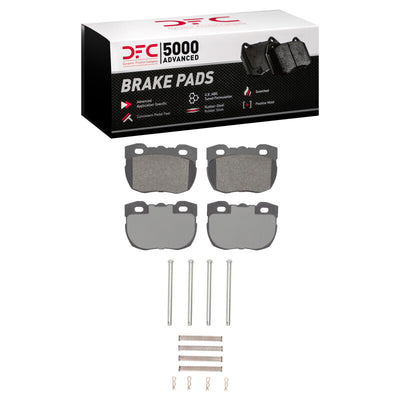 DFC 94-99 Land Rover Discovery Front 5000 Advanced Low Metallic Brake Pads and Hardware Kit