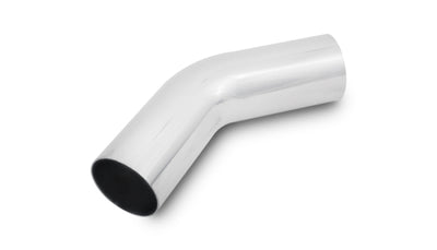 Vibrant .75in O.D. Universal Aluminum Tubing (45 Degree Bend) - Polished