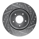 R1 63-82 Chevrolet Camaro Front & Rear Drilled & Slotted Silver Brake Rotor Set
