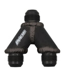 Peterson Fluid Systems Y-Manifold -12AN Male To -10/10