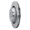 R1 17-24 Maserati Levante Rear Drill & Slot Silver Rotors