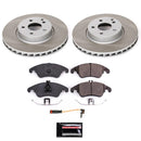 Power Stop 10-16 Mercedes-Benz E350 Front and Rear Semi-Coated Rotor Kit
