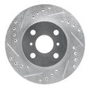 R1 93-02 Chevrolet Prizm Front Drilled & Slotted Silver Brake Rotor Set