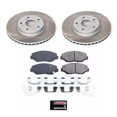 Power Stop 12-16 Honda CR-V Front and Rear Semi-Coated Rotor Kit