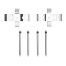 DFC 91-99 Mercedes-Benz S350 Front 5000 Advanced Semi Metallic Brake Pads and Hardware Kit