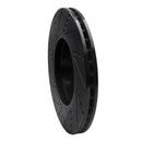 R1 13-20 BMW 440I Coupe Front Right Drilled & Slotted Black Brake Rotor