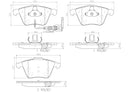 Brembo OE 08-11 Audi TT Quattro/09-15 TTS Quattro Front Disc Brake Kit