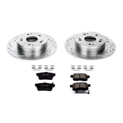 Power Stop 09-10 Acura TSX Front & Rear Z23 Evolution Sport Brake Kit w/Calipers