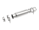 aFe MACH Force-Xp Resonator 3 IN Inlet/Outlet x 4 IN Dia. x 12 IN Body x 16 IN Overall Length