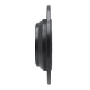 R1 16-23 Mercedes-Benz Viano (Mexico) Rear Right Drilled & Slotted Black Brake Rotor