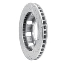R1 75-93 Dodge W300 Front Left Drilled & Slotted Silver Brake Rotor