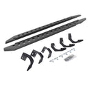 Go Rhino 15-22 Ram 1500 QC 4DR (Clssc Bdy) RB20 Slim Running Boards Kit (w/Brackets) - Bedliner Coat
