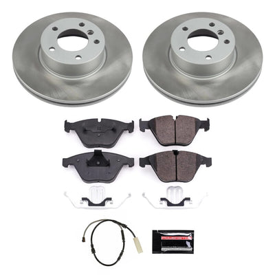 Power Stop 13-15 BMW X1 Front and Rear Semi-Coated Rotor Kit