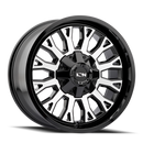 ION Type 152 20x9 / 8x180 BP / 0mm Offset / 124.1mm Hub Black/Machined Wheel