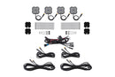 Diode Dyamics Rock Light - Red/White M8 Magnet 4-Pack