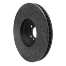 R1 19-22 BMW 430i xDrive Front & Rear Drilled & Slotted Black Brake Rotor Set w/Optimum Pads