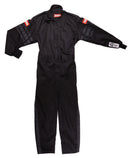 RaceQuip Black Trim SFI-1 JR. Suit - Kids Large
