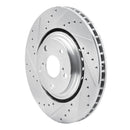R1 08-21 Lexus NX300 Front Drilled & Slotted Silver Brake Rotor Set