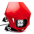 Baja Designs Squadron 2.0 Sport (Spot) - Clear w/MC Race LED Light - Red