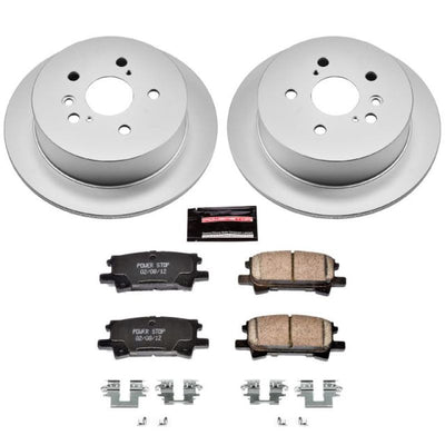 Power Stop 04-07 Toyota Highlander Front & Rear Z17 Evolution Geomet Coated Brake Kit
