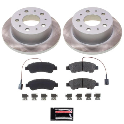 Power Stop 14-21 Ram ProMaster 1500 Front and Rear Semi-Coated Rotor Kit