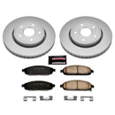 Power Stop 06-10 Jeep Commander Front & Rear Z17 Evolution Geomet Coated Brake Kit