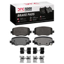 DFC 24-25 Alfa Romeo TONALE Rear 5000 Advanced Low Metallic Brake Pads and Hardware Kit