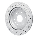 R1 19-26 Cadillac Escalade Rear Right Drilled & Slotted Geo-Carbon Rotor