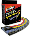 Moroso Universal Ignition Wire Set - Blue Max - Spiral Core - Unsleeved - 90 Degree - Black
