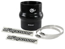 aFe Magnum FORCE Intake Coupling Kit (3-1/8 IN ID x 4 IN L) Straight Coupler w/ Hump - Black
