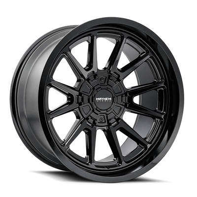 Mayhem 8116 Intrepid 18x9 / 8x165.1 BP / -12mm Offset / 125.2mm Hub Gloss Black Wheel