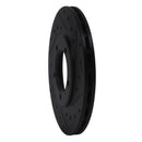 R1 79-83 Toyota Pickup Front Right Drilled & Slotted Black Brake Rotor