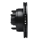 R1 80-85 Ford E-250 Econoline Club Wagon Front Right Drilled & Slotted Black Brake Rotor