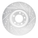 R1 06-07 Mazda 6 Front Drilled & Slotted Silver Brake Rotor Set