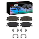 DFC 86-86 Isuzu Trooper Front Rotors w/4000 HybriDynamic Brake Pads w/Hardware