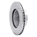 R1 76-82 BMW 530I Front Right Drilled & Slotted Silver Brake Rotor