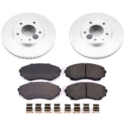 Power Stop 04-06 Mazda MPV Front & Rear Z17 Evolution Geomet Coated Brake Kit