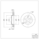 DFC GeoSPEC Coated Rotors - Plain