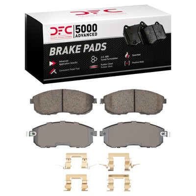 DFC 07-19 Nissan Juke Front 5000 Advanced Low Metallic Brake Pads and Hardware Kit