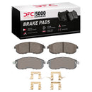 DFC 11-19 Nissan Juke Front & Rear Geospec Rotors with 5000 Advanced Brake Pads w/Hardware