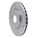 R1 94-04 Ford Mustang Front Drill & Slot Silver Rotors