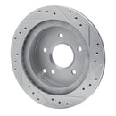 R1 84-87 Chevrolet Corvette Front & Rear Drilled & Slotted Silver Brake Rotor Set