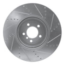 R1 13-20 BMW 335i xDrive Front Drilled & Slotted Silver Brake Rotor Set