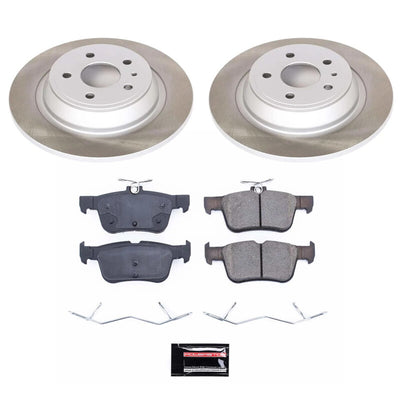 Power Stop 13-16 Ford Fusion Front and Rear Semi-Coated Rotor Kit