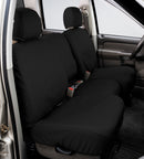 Covercraft 11-16 Ford F-250 Polycotton SeatSaver Custom Front Row Seat Covers - Charcoal
