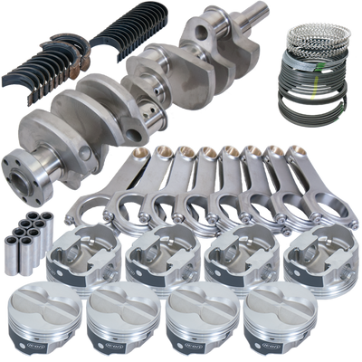 Eagle Ford 289/302 3.400in Crank 5.400in H-Beam -11cc Flat Top 4.030in Pistons Rotating Assembly